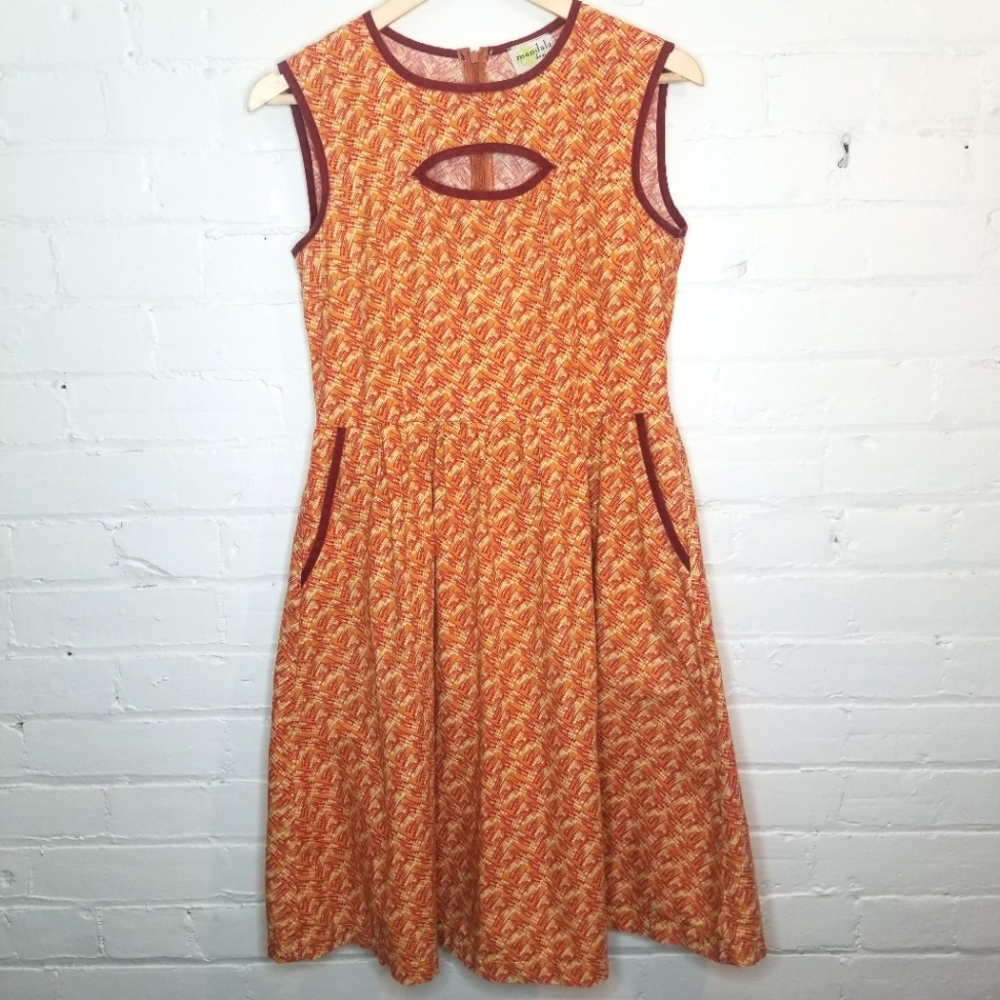Mandala Design | Cut Out Retro Inspired Dress | M